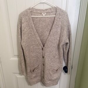 Mossimo Supply Co. Light Tan Cardigan